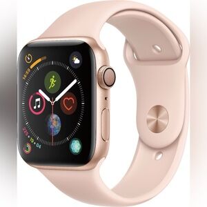 Apple Watch Series 4 GPS, 44mm Rose gold with Pink Sport Band